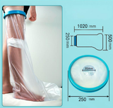 Darrahopens Health & Beauty > Health & Wellbeing > Protective Equipment Full Leg Waterproof Shower Sleeve for Adults – Reusable Cast Protector for Foot, Ankle & Lower Leg During Bathing or Water Activities (Blue)