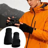 Darrahopens Health & Beauty > Health & Wellbeing > Protective Equipment Gloves - Half-finger gloves - Warm winter gloves - Suitable for commuting, office work and driving - Black