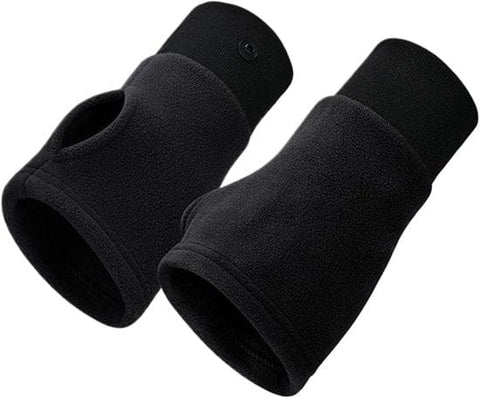 Darrahopens Health & Beauty > Health & Wellbeing > Protective Equipment Gloves - Half-finger gloves - Warm winter gloves - Suitable for commuting, office work and driving - Black
