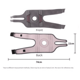Darrahopens Health & Beauty > Health & Wellbeing > Protective Equipment Grayish pink Adjustable Open Patella Knee Brace with Spring Support and Compression Straps for Basketball Squats and Running Joint Protection for Local Athletes