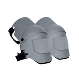 Darrahopens Health & Beauty > Health & Wellbeing > Protective Equipment Grey Professional Grade TPU Construction Knee Pads Wear-Resistant Shock Absorbing Foldable Design for Local Engineering Projects and Site Safety (1 Pair)