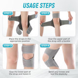 Darrahopens Health & Beauty > Health & Wellbeing > Protective Equipment Knee Assistive Brace with Carbon Steel Spring Support – Breathable Perforated Sleeve, Adjustable Straps, Joint Stabilization & Pain Relief for Walking, Running, Hiking, Rehabilitation; Unisex Design for Men & Women (Black)