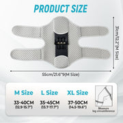 Darrahopens Health & Beauty > Health & Wellbeing > Protective Equipment Knee Assistive Brace with Carbon Steel Spring Support – Breathable Perforated Sleeve, Adjustable Straps, Joint Stabilization & Pain Relief for Walking, Running, Hiking, Rehabilitation; Unisex Design for Men & Women (Grey)