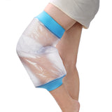 Darrahopens Health & Beauty > Health & Wellbeing > Protective Equipment Knee Waterproof Shower Sleeve for Adults – Reusable Cast Protector for Post-Surgery, Fracture & Wound Care During Bathing (Blue)