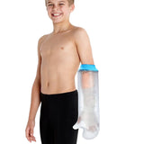 Darrahopens Health & Beauty > Health & Wellbeing > Protective Equipment Lower Arm Waterproof Shower Sleeve for Kids – Reusable Cast Protector for Wrist, Forearm & Hand During Bathing or Water Activities (Blue)