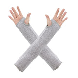 Darrahopens Health & Beauty > Health & Wellbeing > Protective Equipment One-Pair 5 Level Cut-Resistant Arm Protection Sleeves(55CM) - Anti-Slash & Anti-Puncture Heavy Duty Safety Guard for Butchering & Construction