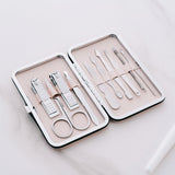 Darrahopens Health & Beauty > Health & Wellbeing > Protective Equipment Remology Stainless Steel 10pc Manicure Set Silver