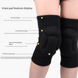 Darrahopens Health & Beauty > Health & Wellbeing > Protective Equipment Size M Black Protective Sponge Knee Pads for Cycling and Climbing Impact Resistant Guard Pair for Sports and Roller Skating Comfort Solution for Local Athletes(1 Pair)
