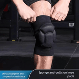 Darrahopens Health & Beauty > Health & Wellbeing > Protective Equipment Size M Black Protective Sponge Knee Pads for Cycling and Climbing Impact Resistant Guard Pair for Sports and Roller Skating Comfort Solution for Local Athletes(1 Pair)
