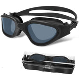 Darrahopens Health & Beauty > Health & Wellbeing > Protective Equipment Swim Goggles, Swimming Goggles Anti-Fog for Adult Men Women Adults Teenagers（17.5*4.6cm，black)