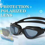Darrahopens Health & Beauty > Health & Wellbeing > Protective Equipment Swim Goggles, Swimming Goggles Anti-Fog for Adult Men Women Adults Teenagers（17.5*4.6cm，black)