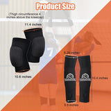 Darrahopens Health & Beauty > Health & Wellbeing > Protective Equipment Volleyball Knee Pads and Arm Guards with Thumb Holes High Protection Plate for Women Teenage Girls Training Equipment