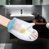 Darrahopens Health & Beauty > Health & Wellbeing > Protective Equipment Waterproof Shower Glove for Adults – Reusable Cast & Bandage Protector for Hand, Wrist and Fingers During Bathing or Water Activities (Blue)