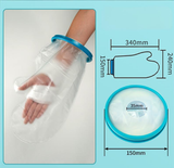 Darrahopens Health & Beauty > Health & Wellbeing > Protective Equipment Waterproof Shower Glove for Adults – Reusable Cast & Bandage Protector for Hand, Wrist and Fingers During Bathing or Water Activities (Blue)