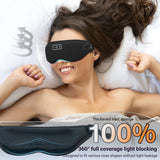 Darrahopens Health & Beauty > Health & Wellbeing > Sleeping Aids 3D Bluetooth Sleep Eye Mask Black