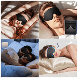 Darrahopens Health & Beauty > Health & Wellbeing > Sleeping Aids 3D Contoured Memory Foam Sleep Eye Mask, Zero Pressure Breathable Mesh Eye Cover with Adjustable Strap for Travel, Naps, and Night Sleep - Purple