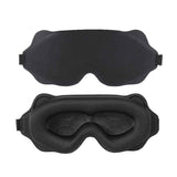 Darrahopens Health & Beauty > Health & Wellbeing > Sleeping Aids 3D Contoured Sleep Mask, Breathable Fabric with Adjustable Strap, Light-Blocking Eye Mask for Sleeping, Napping, and Travel—Black