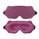 Darrahopens Health & Beauty > Health & Wellbeing > Sleeping Aids 3D Contoured Sleep Mask, Breathable Fabric with Adjustable Strap, Light-Blocking Eye Mask for Sleeping, Napping, and Travel - Magenta