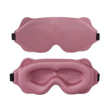 Darrahopens Health & Beauty > Health & Wellbeing > Sleeping Aids 3D Contoured Sleep Mask, Breathable Fabric with Adjustable Strap, Light-Blocking Eye Mask for Sleeping, Napping, and Travel—Pink