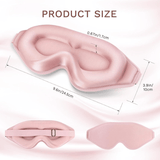 Darrahopens Health & Beauty > Health & Wellbeing > Sleeping Aids 3D Deep Contoured Memory Foam Sleep Eye Mask, Full Light Blocking, Breathable Eye Cover for Travel, Naps, and Nighttime Sleep—Gray