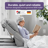 Darrahopens Health & Beauty > Health & Wellbeing > Sleeping Aids Equipmed Electric Adjustable Bed Backrest, German-Engineered Power Lifting Back Support with Remote Control, Grey