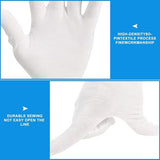 Darrahopens Health & Beauty > Health & Wellbeing > Sleeping Aids Gloves - 6 pairs - White cotton gloves - Suitable for dry hands - Can be worn while sleeping - High-quality cotton gloves - Unisex white gloves - Rounded finger gloves