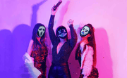 Darrahopens Health & Beauty > Health & Wellbeing > Sleeping Aids Led Mask with Bluetooth Programmable App,Shining Led Light Up Face Mask for Adult Kid Halloween Masquerade Party In Australia - Darrahopens