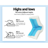 Darrahopens Health & Beauty > Health & Wellbeing > Sleeping Aids Memory Foam Cervical Pillow with Cool Gel, Contour Neck Support Sleeping Pillow