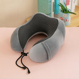 Darrahopens Health & Beauty > Health & Wellbeing > Sleeping Aids U-Shaped Travel Memory Foam Pillow, Rebound Neck Support Headrest for Sleeping