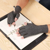 Darrahopens Health & Beauty > Health & Wellbeing > Supports & Braces 1 Pair Original Arthritis Compression Gloves for Women & Men - Fingerless Hand Support for Arthritis Pain, Carpal Tunnel, Swelling & Poor Circulation - Everyday Wear - M