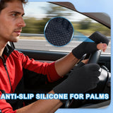 Darrahopens Health & Beauty > Health & Wellbeing > Supports & Braces 2-Pair Arthritis Compression Gloves- for Hand Arthritis, Carpal Tunnel Pain, Rheumatoid Arthritis, RSI, Fingerless, Anti-Slip, Breathable Gloves for Men & Women, Typing, Daily Use - Pink - Size M In Australia - Darrahopens