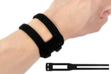 2PCS Ulnar Wrist Support Brace Adjustable for Sports Yoga Fitness - Black