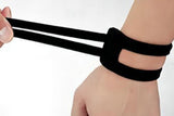 Darrahopens Health & Beauty > Health & Wellbeing > Supports & Braces 2PCS Ulnar Wrist Support Brace Adjustable for Sports Yoga Fitness - Black
