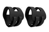 2PCS Ulnar Wrist Support Brace Adjustable for Sports Yoga Fitness - Black