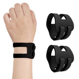 Darrahopens Health & Beauty > Health & Wellbeing > Supports & Braces 2PCS Ulnar Wrist Support Brace Adjustable for Sports Yoga Fitness - Black