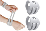 Darrahopens Health & Beauty > Health & Wellbeing > Supports & Braces 2PCS Ulnar Wrist Support Brace Adjustable for Sports Yoga Fitness - Gray