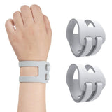 Darrahopens Health & Beauty > Health & Wellbeing > Supports & Braces 2PCS Ulnar Wrist Support Brace Adjustable for Sports Yoga Fitness - Gray