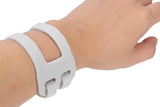 2PCS Ulnar Wrist Support Brace Adjustable for Sports Yoga Fitness - Gray
