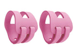 2PCS Ulnar Wrist Support Brace Adjustable for Sports Yoga Fitness - Pink