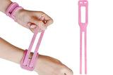 2PCS Ulnar Wrist Support Brace Adjustable for Sports Yoga Fitness - Pink