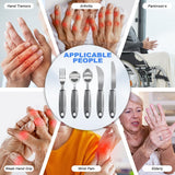 Darrahopens Health & Beauty > Health & Wellbeing > Supports & Braces Adaptive Utensils, Weighted Utensils for Hand Tremors, Utensils for Parkinsons Patients,Elderly,Arthritis,Weak Hand Grip,Tremors & Handicapped. Stainless Steel Knife,Fork and Spoons Set - Gray - Size 5pcs In Australia - Darrahopens