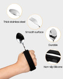 Bendable Adaptive Utensils for Elderly, Disabled People, Parkinson’s, Arthritis, Hand Tremors, Weak Hand Grip & Handicapped, Arthritic Hands-Non Slip Handles - Black - Size 2 Pack In Australia - Darrahopens