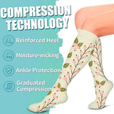 Darrahopens Health & Beauty > Health & Wellbeing > Supports & Braces Compression Socks 6 Pairs for Men and Women Circulation Graduated Support Running Athletic Sports S/M