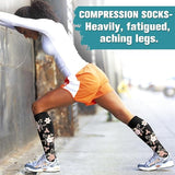 Darrahopens Health & Beauty > Health & Wellbeing > Supports & Braces Compression Socks 6 Pairs for Men and Women Circulation Graduated Support Running Athletic Sports S/M