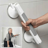 Darrahopens Health & Beauty > Health & Wellbeing > Supports & Braces Drill-free Suction Cup Safety Grab Bar – Dual Suction Cup Vacuum Adsorption, Load Capacity 120kg, Red and Green Indicator Light for Visual Safety, Anti-slip Handle for Multi-scenario Use