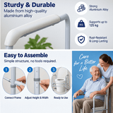Darrahopens Health & Beauty > Health & Wellbeing > Supports & Braces E-HOME Over Toilet Support Frame Safety Grab Aid Rail for Elderly Disabled AU