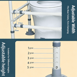 Darrahopens Health & Beauty > Health & Wellbeing > Supports & Braces E-HOME Over Toilet Support Frame Safety Grab Aid Rail for Elderly Disabled AU