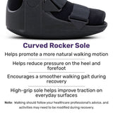 Darrahopens Health & Beauty > Health & Wellbeing > Supports & Braces EQUIPMED CAM Walker Moon Boot – Medium, Foot Injury Support, Ankle Recovery, Adjustable Fit, Lightweight Walking Boot In Australia - Darrahopens