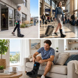 Darrahopens Health & Beauty > Health & Wellbeing > Supports & Braces EQUIPMED CAM Walker Moon Boot – Medium, Foot Injury Support, Ankle Recovery, Adjustable Fit, Lightweight Walking Boot In Australia - Darrahopens