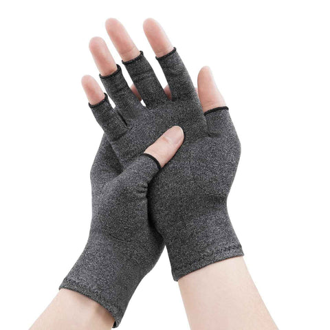 Darrahopens Health & Beauty > Health & Wellbeing > Supports & Braces Fingerless Arthritis Compression Gloves for Pain Relief and Warmth, Breathable Cotton Spandex Blend for Typing Gaming and Daily Activities Size M In Australia - Darrahopens